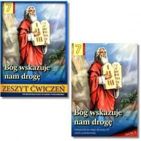 Pakiet: Podręcznik + zeszyt ćwiczeń. Bóg wskazuje nam drogę. Szkoła podstawowa. Klasa 7. Religia.