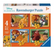 Ravensburger, Puzzle 4w1: Król Lew (12004025)