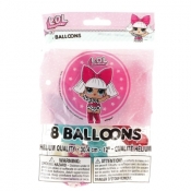 Balon gumowy Godan zestaw balonów lol surprise 12 calin 8 szt mix (79125)