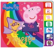 Peppa Pig. Książka z registrami. 7 kolorów tęczy. - opracowanie zbiorowe
