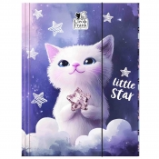 Teczka z gumką A4 - Cleo i Frank 47 (Kot)