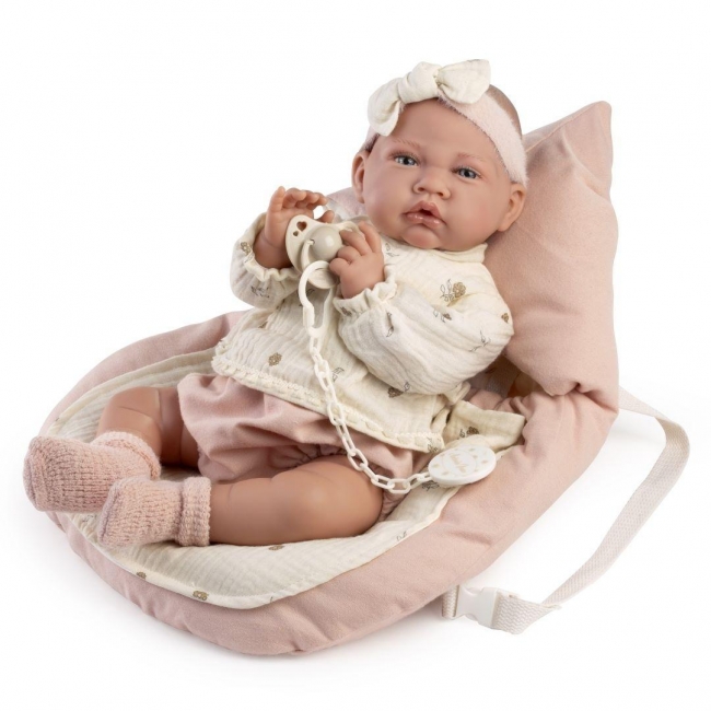 Lalka hiszpańska Lua z nosidłem/ śpiworkiem 42cm