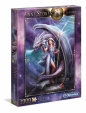 Clementoni, Puzzle 1000: Anne Stokes Collection - Dragon Mage (39525)