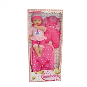 Lalka Bambolina Amore z leżaczkiem (BD1840 AN01)