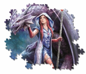 Clementoni, Puzzle 1000: Anne Stokes Collection - Dragon Mage (39525)