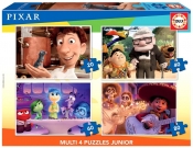 Puzzle 4w1, Bohaterowie bajek Disney Pixar