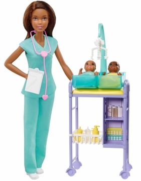 Barbie Kariera: Pediatra - lalka brunetka (DHB63/GKH24)