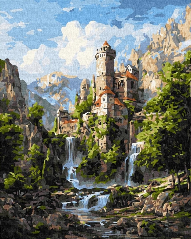 <img src='https://webimage.pl/pics/255/9/d4823104389255.jpg' style='height:440px' /> Malowanie po numerach - Tajemnice skał 40x50cm