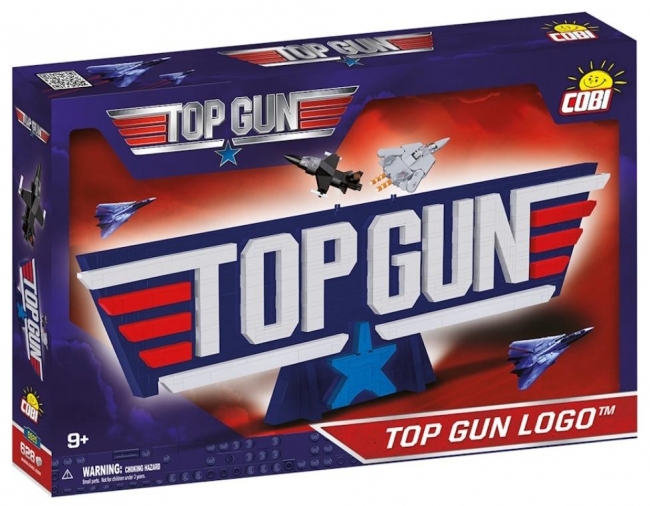 Top Gun - logo z klocków Cobi
