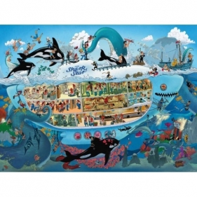 Puzzle 1500: Szalona łódź podwodna (29925)