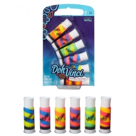 HASBRO DohVinci 6pak Tęczowych tub (B0006)