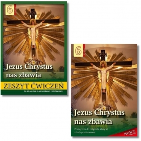 Pakiet: Podręcznik + zeszyt ćwiczeń. Jezus Chrystus nas zbawia. Szkoła podstawowa. Klasa 6. Religia. - Stanisław Łabendowicz