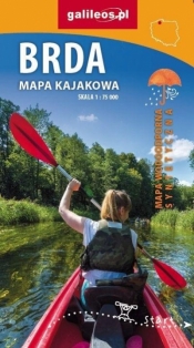 Mapa kajakowa - Brda wodoodporna 1:75 000 - Opracowanie zbiorowe