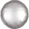  Balon foliowy Lustre srebrny okrągły 43cm