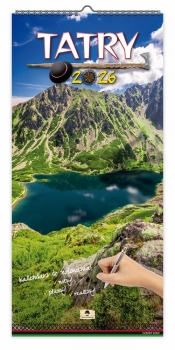 Kalendarz 2026 paskowy szeroki - Tatry