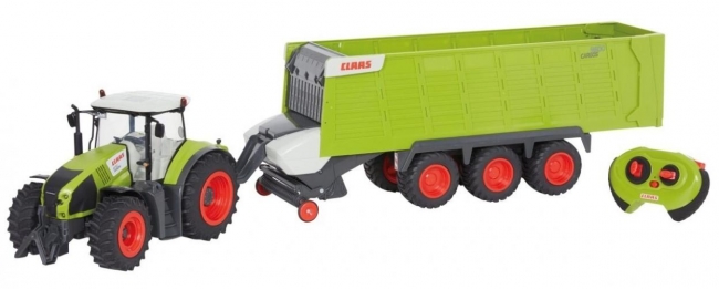 <img src='https://webimage.pl/pics/256/4/d4008332344256.jpg' style='height:440px' /> Traktor Claas Axion 870 RC + przyczepa Cargos 9600
