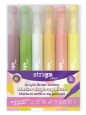 Marker akrylowy z końcówką Brush - zestaw 3, 6 szt
