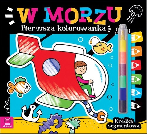 Pierwsza kolorowanka W morzu Kredka segmentowa