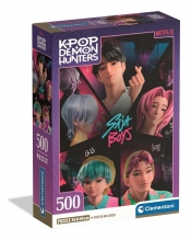 Clementoni, Puzzle 500: Compact - Kpop Demon Hunters (35625)