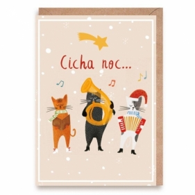 Kartka Bożonarodzeniowa Cicha noc...