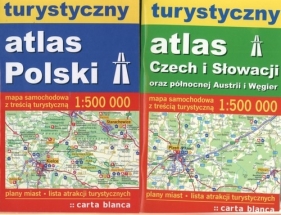 Turystyczny atlas Czech i Słowacji oraz północnej Austrii i Węgier / Turystyczny atlas Polski