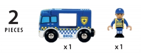 Brio Trains & Vehicles: Furgonetka policyjna (63382500)