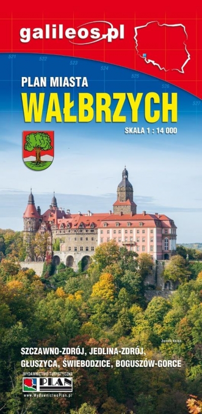 Plan miasta - Wałbrzych, mapa - Powiat wałbrzyski