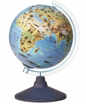 Globus Alaysky 21cm ze zwierzętami (01925)