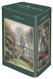 Puzzle 500 THOMAS KINKADE Ogród wiktoriański (puszka)