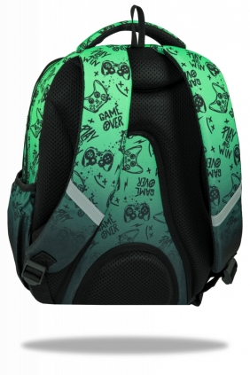 Coolpack, Plecak szkolny Fast - Game Over Gradient Green (F163969)