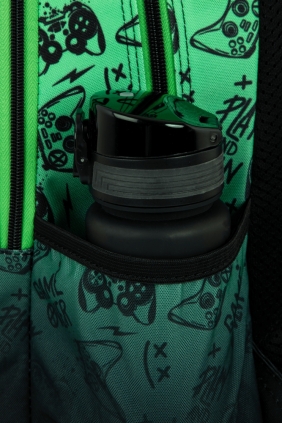Coolpack, Plecak szkolny Fast - Game Over Gradient Green (F163969)