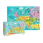 Puzzle - Mapa Europy, 100 el. (DOP300124)