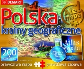 Puzzle Polska-krainy geograficzne + atlas