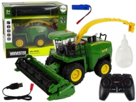 Traktor zdalnie sterowany zielony