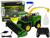 Traktor zdalnie sterowany zielony