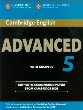 Cambridge English Advanced 5 Student's Book with answers - <br />