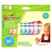 Flamastry Crayola zmywalne Mini Kids, 12 kolorów (8325)