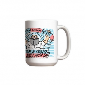 Kubek duży (440 ml) – WILQ Z nosem w książce