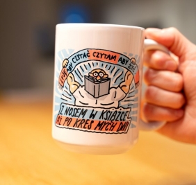 Kubek duży (440 ml) – WILQ Z nosem w książce