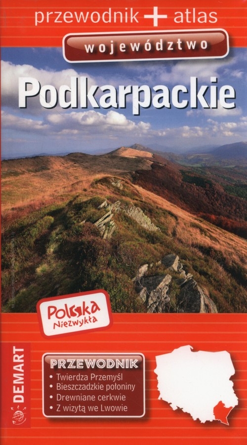Podkarpackie Polska Niezwykła 2016 przewodnik + atlas (Uszkodzona okładka)
