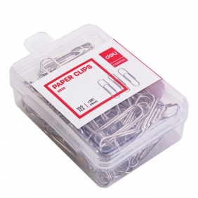 Spinacze metalowe Deli, 100 sztuk