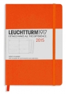 Kalendarz 2015 Medium Leuchtturm1917 tygodniowy pomarańczowy