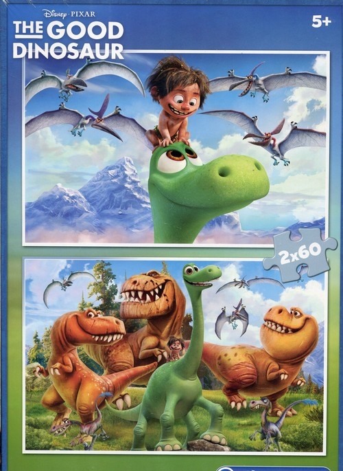 Puzzle Dobry Dinozaur 2x60 (07125)