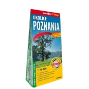 Okolice Poznania laminowana mapa turystyczna 1:75 000