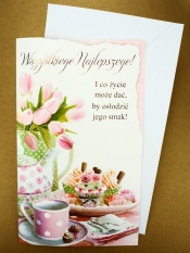 Karnet Życzenia z Kopertą