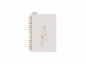 Kołozeszyt z gumką A6/80K linia kremowy