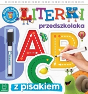 Literki przedszkolaka 5-6 lat, seria z pisakiem Piszę, czytam i zmazuję