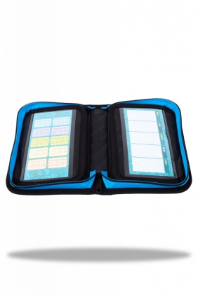 Coolpack, Piórnik jednoklapkowy bez wyposażenia Clipper - Game Over Gradient Blue (F076008)