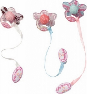 BABY ANNABELL Smoczki z wieszakiem (794258)