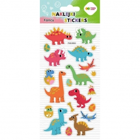 Naklejki 3D Fancy - Dino Friends, 90x210 mm, Happy Color